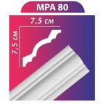 MPA80 stukkó,díszléc