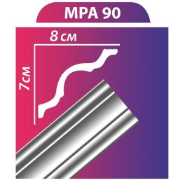 MPA90 stukkó,díszléc