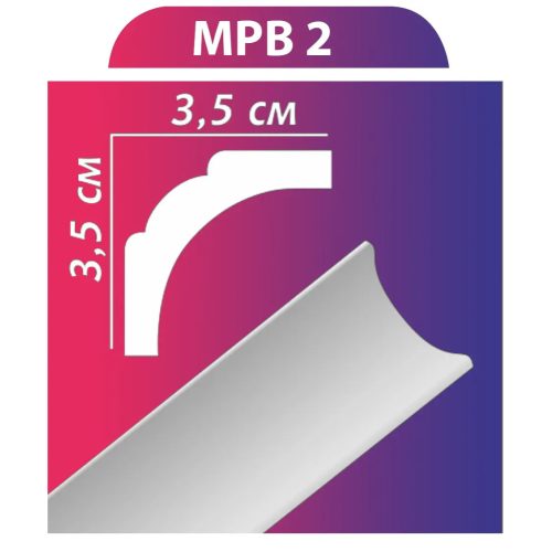 MPB2 stukkó,díszléc