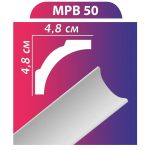 MPB50 stukkó,díszléc