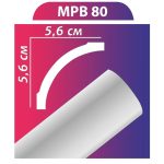 MPB80 stukkó,díszléc