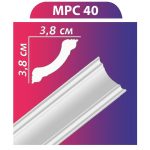 MPC40 stukkó,díszléc