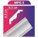 MPG5 stukkó,díszléc