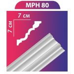 MPH80 stukkó,díszléc