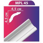 MPL45 stukkó,díszléc