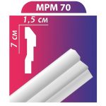 MPM70 stukkó,díszléc